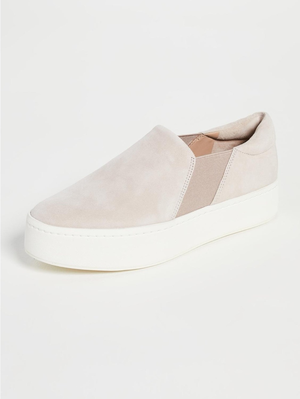 VINCE Women's Warren Slip-On Loafer Sneakers in Taupe, 7